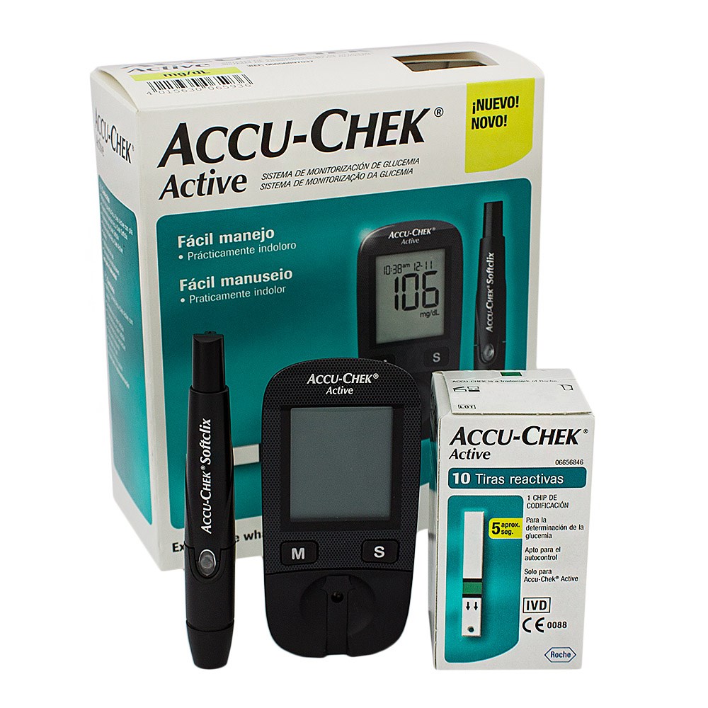 Bau von Gebäuden: Accu chek active e1