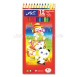 สีไม้ ตรา เอลเฟ่น 12 สี ยาว (โหล)