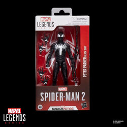 Hasbro Marvel Legends Series Gamerverse Peter Parker Black Suit Spider-Man Action Figure ฮาสโบร มาร์เวล เลเจนด์ ซีรี่ย์ส หุ่นโมเดลฟิกเกอร์ เกมเมอร์เวิร์ส แบล็ค สูท ปีเตอร์ ปาร์คเกอร์ สไปเดอร์-แมน ขนาด 6 นิ้ว ลิขสิทธิ์แท้