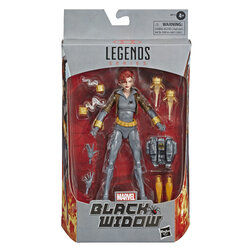 Hasbro Marvel Legends Series Black Widow Gray Suit 6-inch Figure ฮาสโบร มาร์เวล เลเจนด์ ซีรี่ย์ส อเวนเจอร์ส หุ่นโมเดลฟิกเกอร์ แบล็ค วิโดว์ ชุดสีเทา ขนาด6 นิ้ว ลิขสิทธิ์แท้