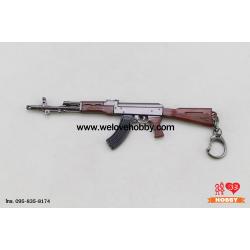 พวงกุญแจ PUBG (PLAYERUNKNOWN'S BATTLEGROUNDS) : ปืนกล AKM Assault Rifle (AK-47) สีน้ำตาล แบบที่1