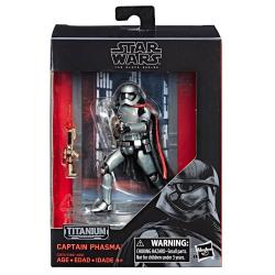 โมเดลสตาร์วอร์ Hasbro กัปตันฟาสม่า Captain Phasma (Titanium Series/The Black Series) ลิขสิทธิ์แท้