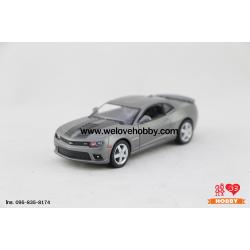 โมเดลรถซุปเปอร์ คาร์ 2014 Chevrolet Chevy Camaro สีเทา Scale 1:38