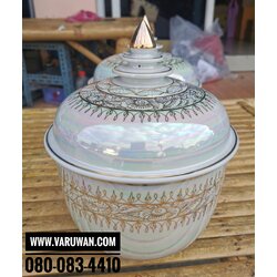 โถชั้นมุกลายทอง