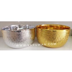 ขันน้ำพลาสติกลายไทย 18 ซม.