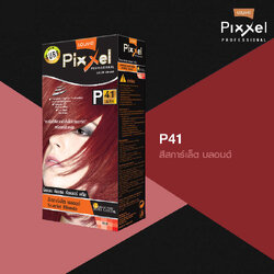 Lolane Pixxel Color Cream ครีมเปลี่ยนสีผม P41 (สีบลอนด์เข้มประกายแดงเหลือบแดง) 100 กรัม