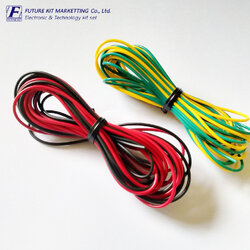 สายไฟอ่อน เดี่ยว 26AWG คละสี