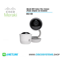 MV2-HW (Meraki MV2 Indoor Flex Camera) (Power Adapter not included)