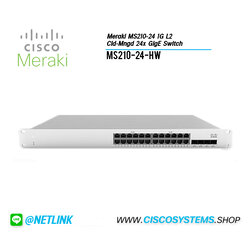 MS210-24-HW (Meraki MS210-24 1G L2 Cld-Mngd 24x GigE Switch)