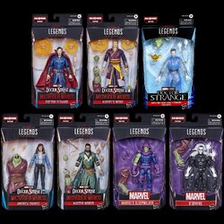 Hasbro Marvel Legends Series Doctor Strange : In The Multiverse of Madness Set of 7 (Rintrah BAF) 6-inch Scale Figure ฮาสโบร มาร์เวล เลเจนด์ ซีรี่ย์ส ด็อกเตอร์ สเตรนจ์ : อิน ดิ มัลติเวิร์ส ออฟ แมดเนส ครบเซ็ต7ตัว พร้อม BAF รินทราห์ ลิขสิทธิ์แท้