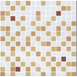 COTTO โมเสค กลาส เบลนด์ ดิซซี่ 02 น้ำตาล(06S)(12x12) GA (จำนวน 1 แผ่น)