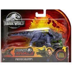 Mattel Jurassic World Dino Rivals Attack Pack Protoceratops (GCR45) แมทเทล จูราสสิค เวิลด์ ของเล่นแอ็กชั่นฟิกเกอร์ไดโนเสาร์ โปรโตเซอราทอปส์