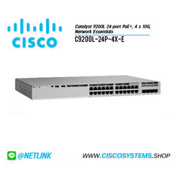 C9200L-24P-4X-E (Catalyst 9200L 24-port PoE+, 4 x 10G, Network Essentials)
