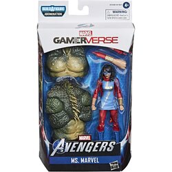 Hasbro Marvel Legends Series Gamerverse Ms. Marvel 6-inch Figure ฮาสโบร มาร์เวล เลเจนด์ ซีรี่ย์ส หุ่นโมเดลฟิกเกอร์ เกมเมอร์เวิร์ส มิส มาร์เวล ขนาด 6 นิ้ว ลิขสิทธิ์แท้