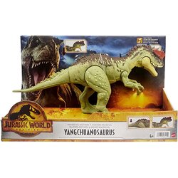 Mattel Jurassic World Massive Action Yangchuanosaurus (HDX49) แมทเทล จูราสสิค เวิลด์ ของเล่นแอ็กชั่นฟิกเกอร์ไดโนเสาร์ หย่งชวนโนซอรัส