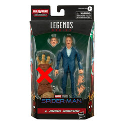 Hasbro Marvel Legends Series J. Jonah Jameson Spider-Man (No Way Home) 6-inch Figure ฮาสโบร มาร์เวล เลเจนด์ ซีรี่ย์ส หุ่นโมเดลฟิกเกอร์ เจ.โจนาห์ เจมส์สัน สไปเดอร์-แมน (โน เวย์ โฮม) ขนาด 6 นิ้ว (No BAF) ลิขสิทธิ์แท้