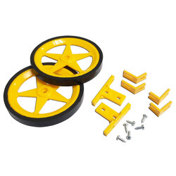 MICROBOT KIT MB301 ชุดล้อหุ่นยนต์ ขนาด 69x7 มม. 1 คู่