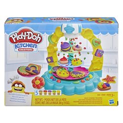 Hasbro Play-Doh Kitchen Creations Sprinkle Cookie Surprise Play Food Set ฮาสโบร แป้งดินน้ำมันเด็ก เพลย์โดว์ สปริงเคิล คุ้กกี้ เซอร์ไพรส์ ลิขสิทธิ์แท้