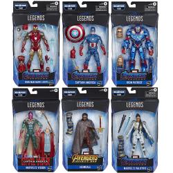 Hasbro Marvel Legends Series Avengers : Endgame Wave 3 Set of 6 Figures (Thor BAF) 6-inch Figure ฮาสโบร มาร์เวล เลเจนด์ ซีรี่ย์ส อเวนเจอร์ส ครบเซ็ต6ตัว พร้อมBAF ธอร์อ้วน 6 นิ้ว ลิขสิทธิ์แท้