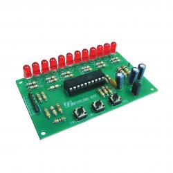 FutureKit FK182 ไฟวิ่งไมโครคอนโทรลเลอร์ LED 12 ดวง 16 โปรแกรม