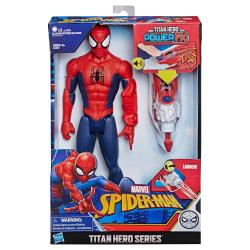 Hasbro Marvel Avengers Spider-Man Titan Hero Power FX FIGURE ฮาสโบร มาร์เวล อเวนเจอร์ส หุ่นโมเดลฟิกเกอร์ สไปเดอร์แมน ขนาด 12 นิ้ว ยิงใย มีเสียง ลิขสิทธิ์แท้
