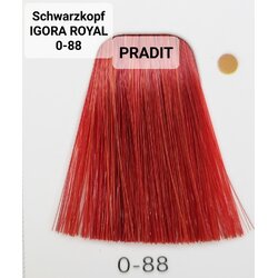 Schwarzkopf Igora Royal ครีมย้อมผม อีโกร่า รอยัล เบอร์0-88 แม่สีแดง (60ml) 80 กรัม