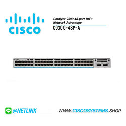 C9300-48P-A (Catalyst 9300 48-port PoE+, Network Advantage)