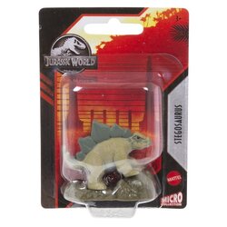 Mattel Jurassic World - Mini Figure 5cm Stegosaurus (HBX27) แมทเทล จูราสสิค เวิลด์ ของเล่นแอ็กชั่นฟิกเกอร์ไดโนเสาร์ สเตโกซอรัส