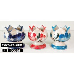 เชิงเทียนเซรามิก เขียนลาย