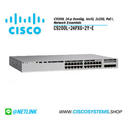 C9200L-24PXG-2Y-E (C9200L 24-p 8xmGig, 16x1G, 2x25G, PoE+, Network Essentials)