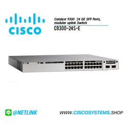 C9300-24S-E (Catalyst 9300 24 GE SFP Ports, modular uplink Switch)