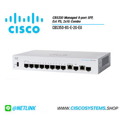 EOL CBS350-8S-E-2G-EU (CBS350 Managed 8-port SFP, Ext PS, 2x1G Combo) ** C1300-12XS