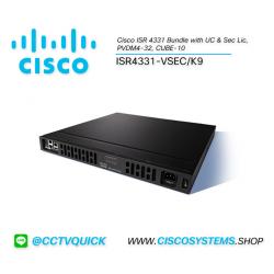 EOL ISR4331-VSEC/K9 (Cisco ISR 4331 Bundle with UC & Sec Lic, PVDM4-32, CUBE-10)