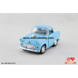 โมเดลรถคลาสสิค 1955 Ford Thunderbird ไซส์เล็ก สีฟ้า Scale : 4”