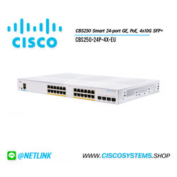 EOL CBS250-24P-4X-EU (CBS250 Smart 24-port GE, PoE, 4x10G SFP+) ** C1200-24P-4X