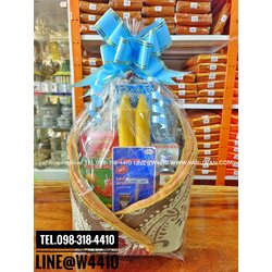 สังฆทานอาสนะ เทียนคู่