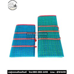 เสื่อพับพลาสติกพกพา เสื่อปิคนิค เสื่อกระเป๋า (บรรจุ 10 ผืน)