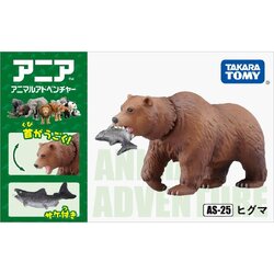 Takara Tomy - Ania AS-25 โมเดลหมีสีน้ำตาล Brown Bear