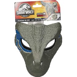 Mattel Jurassic World Velociraptor Dino Mask - Blue (HMK77) แมทเทล จูราสสิค เวิลด์ ของเล่นแอ็กชั่นฟิกเกอร์ไดโนเสาร์ หน้ากาก เวโลซีแรปเตอร์ บลู