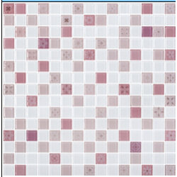 COTTO โมเสค กลาส เบลนด์ ฟลอร่า02 ชมพู(06S)(12x12)GA
