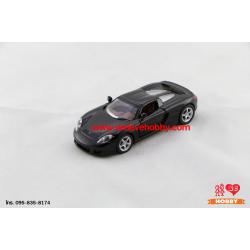 โมเดลรถ Porsche Carrera GT สีดำ Scale 1:36