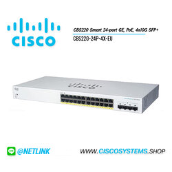 CBS220-24P-4X-EU (CBS220 Smart 24-port GE, PoE, 4x10G SFP+)