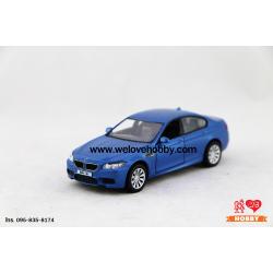 โมเดลรถ BMW M5 สีน้ำเงิน Scale 1:32