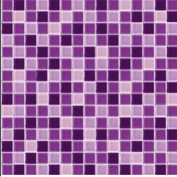 COTTO โมเสค กลาส เบลนด์ 06 ม่วง(06S)GA (จำนวน 1 แผ่น)