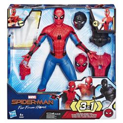 Hasbro Marvel Avengers Web Gear Spider-Man Figure (3in1) ฮาสโบร มาร์เวล อเวนเจอร์ส หุ่นโมเดลฟิกเกอร์ สไปเดอร์แมน ขนาด 13 นิ้ว ยิงใย มีเสียง เปลี่ยนชุดได้ ลิขสิทธิ์แท้