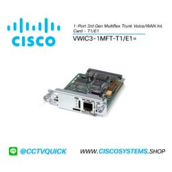 VWIC3-1MFT-T1/E1= (1-Port 3rd Gen Multiflex Trunk Voice/WAN Int. Card - T1/E1)