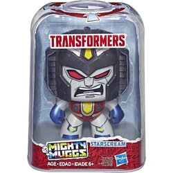 Hasbro Transformers Mighty Muggs Starscream ฮาสโบร ทรานสฟอเมอร์ส ไมตี้ มักส์ สตาร์สครีม ตุ๊กตาเปลี่ยนหน้าได้ ลิขสิทธิ์แท้