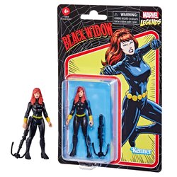 Hasbro Marvel Legends Series Black Widow 3.75-inch Retro 375 Collection Action Figure ฮาสโบร มาร์เวล เลเจนด์ หุ่นโมเดลฟิกเกอร์ แบล็ค วิโดว์ ขนาด 3.75 นิ้ว ลิขสิทธิ์แท้