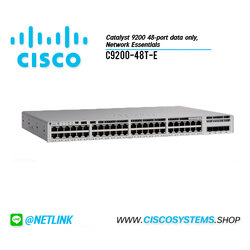 C9200-48T-E (Catalyst 9200 48-port data only, Network Essentials)