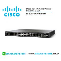 EOL SF220-48P-K9-EU (SF220-48P 48-Port 10/100 PoE Smart Plus Switch)